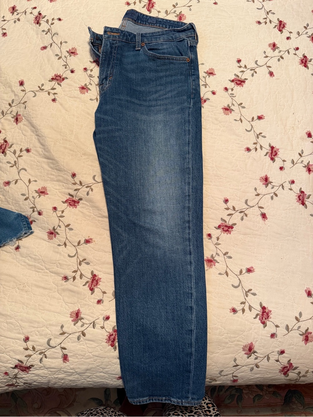 Lucky Brand Classic Blue Denim Jeans with Branded Waist Patch